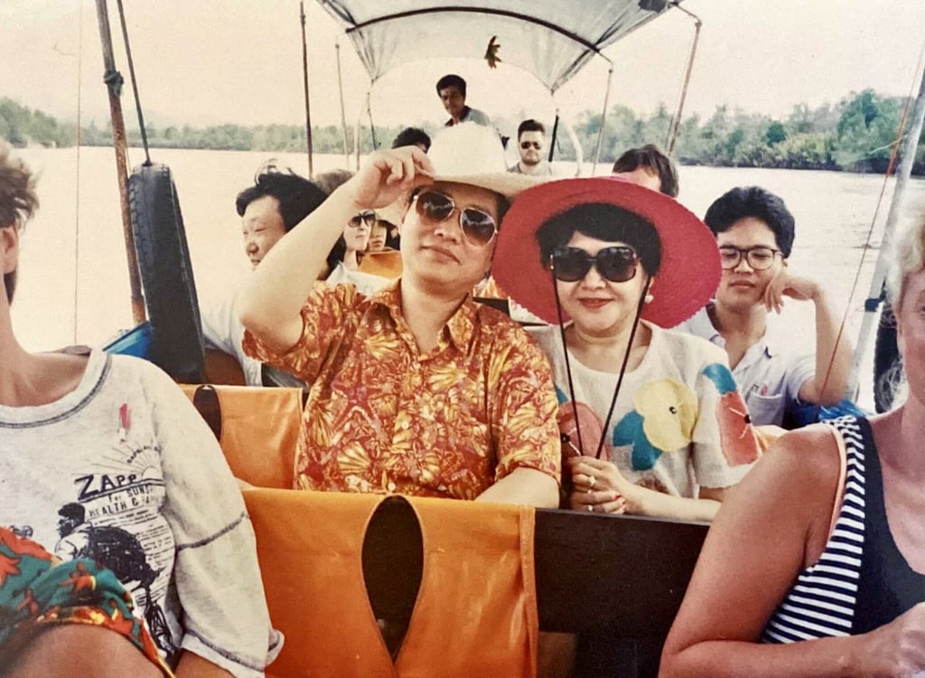 Chen on holiday with his wife of 40 years. They were childless and when she died he struggled to cope. Photo: courtesy of Chen Tse