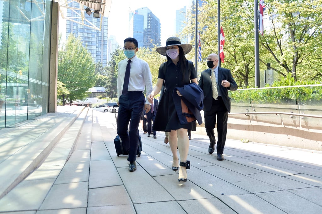 Huawei Technologies chief financial officer Meng Wanzhou returns to a court hearing in Vancouver, British Columbia, Canada, following a lunch break on June 29. The long-running hearings on whether Meng is to be extradited to the US are entering their final stretch, and a verdict could be handed down by the end of this year. Photo: Reuters Huawei Technologies chief financial officer Meng Wanzhou returns to a court hearing in Vancouver, British Columbia, Canada, following a lunch break on June 29. The long-running hearings on whether Meng is to be extradited to the US are entering their final stretch, and a verdict could be handed down by the end of this year. Photo: Reuters
