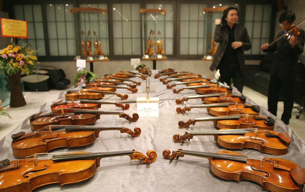 Antique masterpiece violins by masters such as Antonio Stradivari and Guarneri del Gesu are worth millions of dollars to today. Photo: Samantha Sin