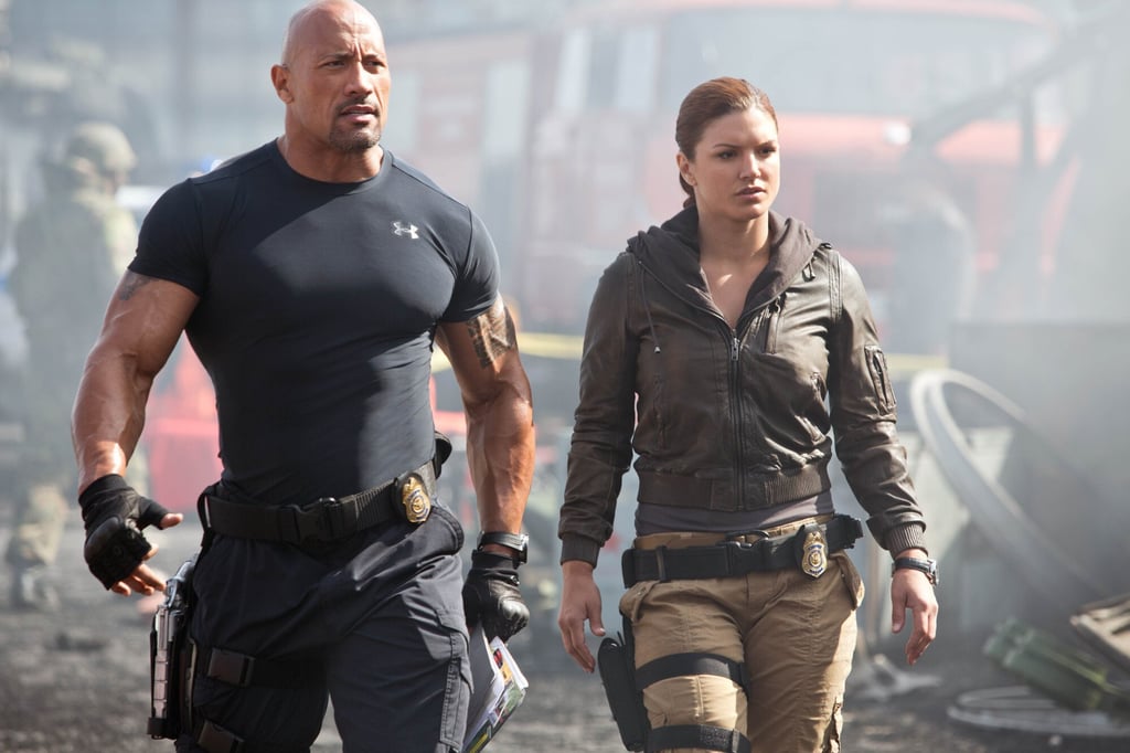 Dwayne Johnson and Gina Carano in Fast & Furious 6 (2013). Photo: Universal Pictures