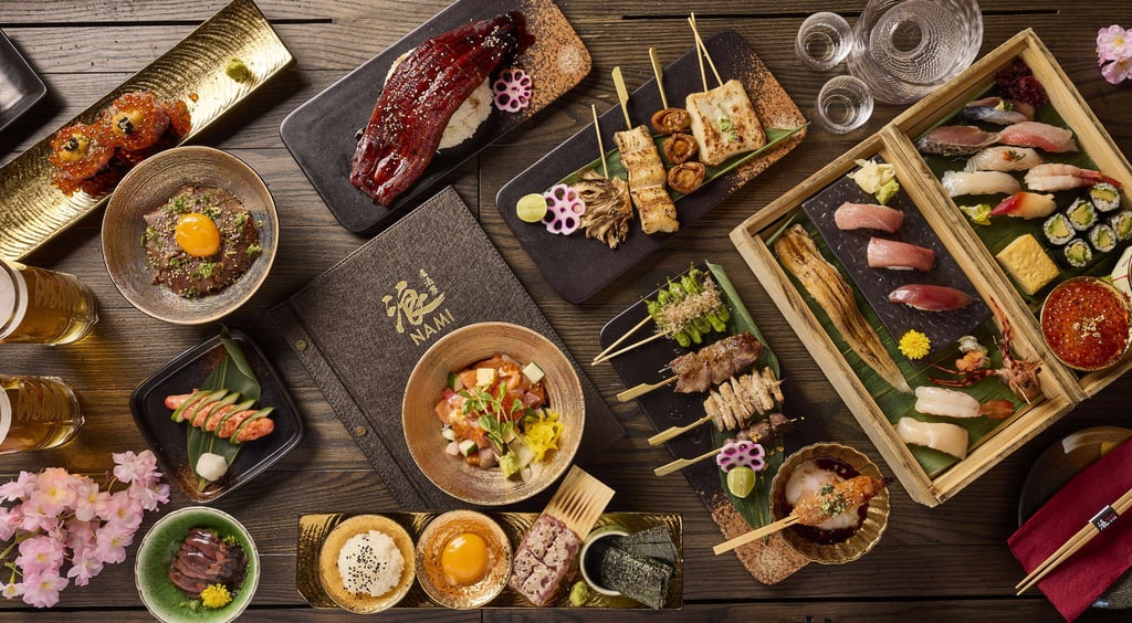 Japanese fare at Nami Izakaya. Photo: Handout