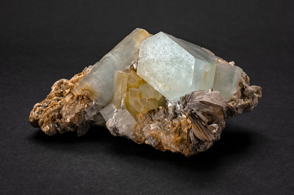 Crystals of beryl, the mineral amateur geologist in Hong Kong William Harries thought would make him rich in 1955. Photo: Getty Images