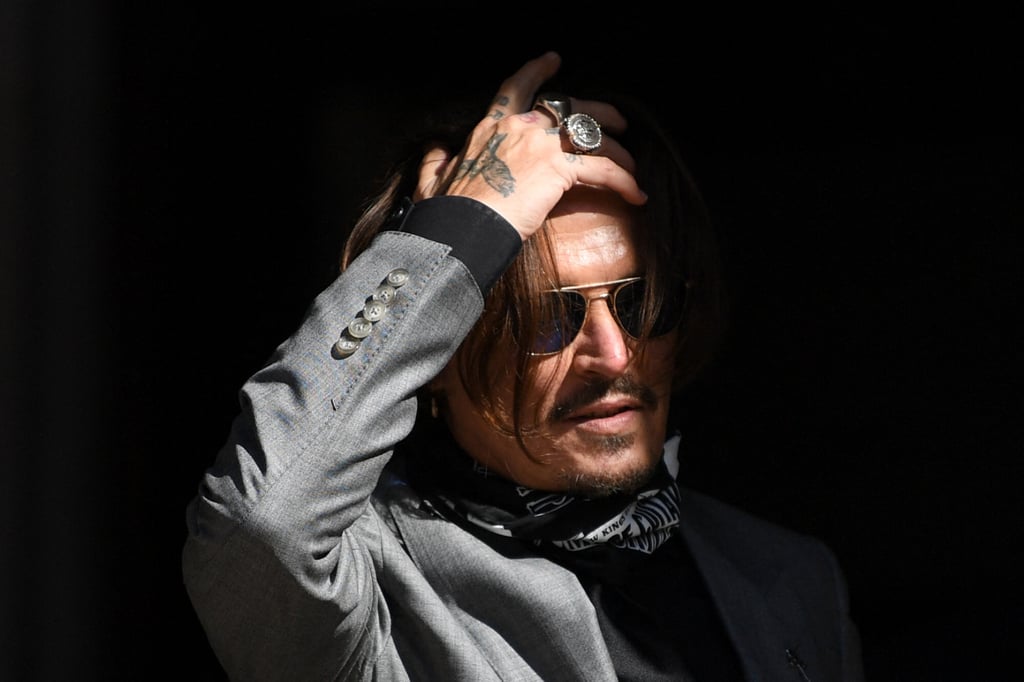 Johnny Depp’s arrival at the final day of his libel trial against News Group Newspapers (NGN), last year, at the High Court in London. Photo: AFP Johnny Depp’s arrival at the final day of his libel trial against News Group Newspapers (NGN), last year, at the High Court in London. Photo: AFP