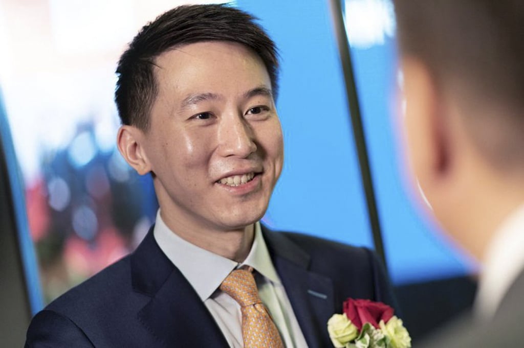 Shou Zi Chew joined TikTok parent ByteDance in March. Photo: Bloomberg