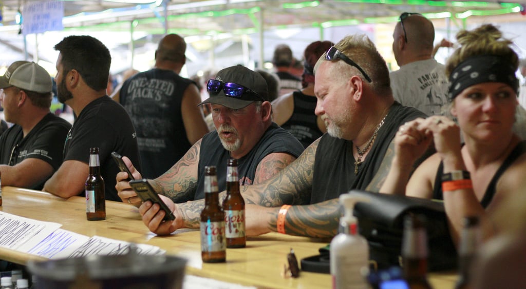 The One-Eyed Jack’s bar during last year’s Sturgis Motorcycle Rally, in South Dakota. Photo: AP The One-Eyed Jack’s bar during last year’s Sturgis Motorcycle Rally, in South Dakota. Photo: AP