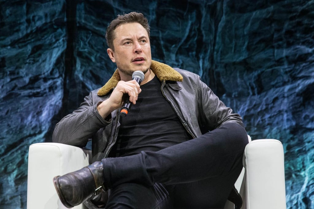 Elon Musk speaks during a South by Southwest 2018 session in Austin. Photo: TNS Elon Musk speaks during a South by Southwest 2018 session in Austin. Photo: TNS