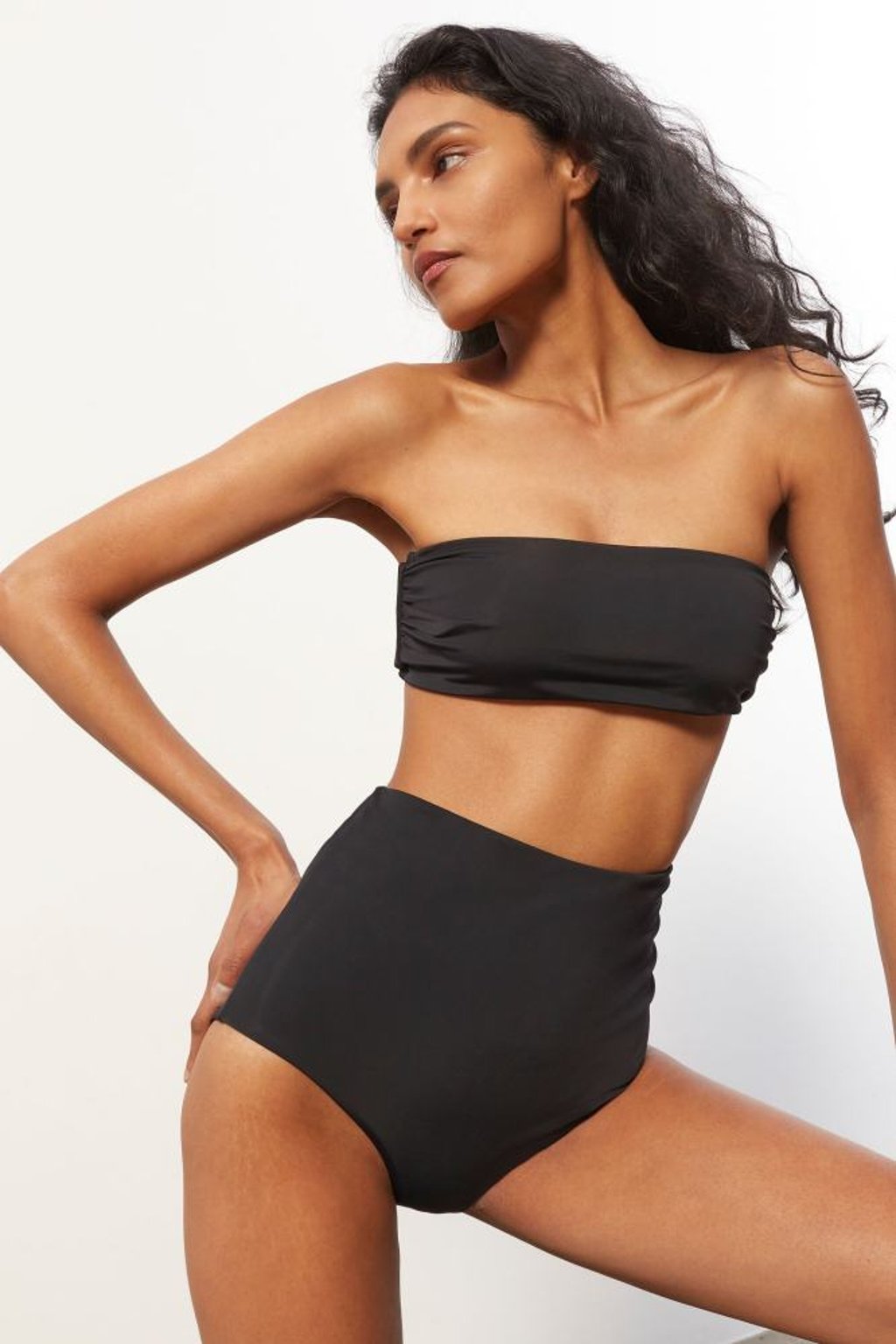 US brand Marah Hoffman makes swimsuits using Econyl, a kind of recycled nylon. US brand Marah Hoffman makes swimsuits using Econyl, a kind of recycled nylon.
