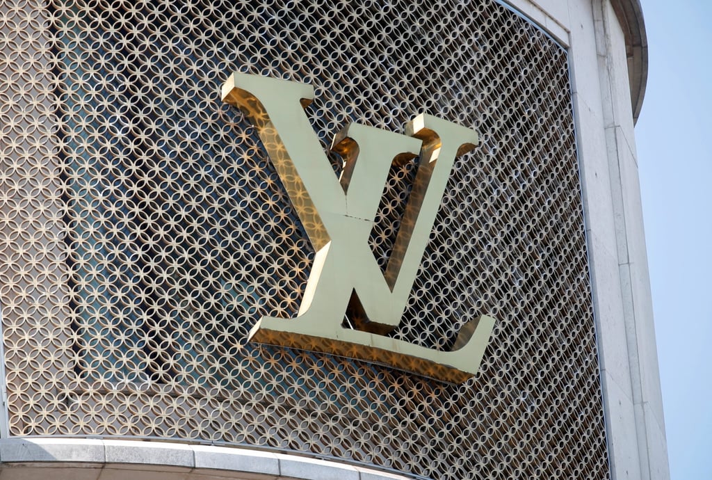 A Louis Vuitton logo is seen outside a store on the Champs-Elysees in Paris, France, in September 2020. Photo: Reuters A Louis Vuitton logo is seen outside a store on the Champs-Elysees in Paris, France, in September 2020. Photo: Reuters