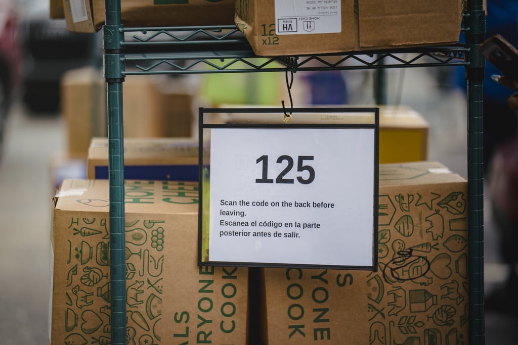 A sign reminds delivery drivers to scan packages at a Veho Tech facility in Atlanta, Georgia, US, on July 19. Surging e-commerce during the pandemic has raised demand for warehouse space. Photo: Bloomberg A sign reminds delivery drivers to scan packages at a Veho Tech facility in Atlanta, Georgia, US, on July 19. Surging e-commerce during the pandemic has raised demand for warehouse space. Photo: Bloomberg