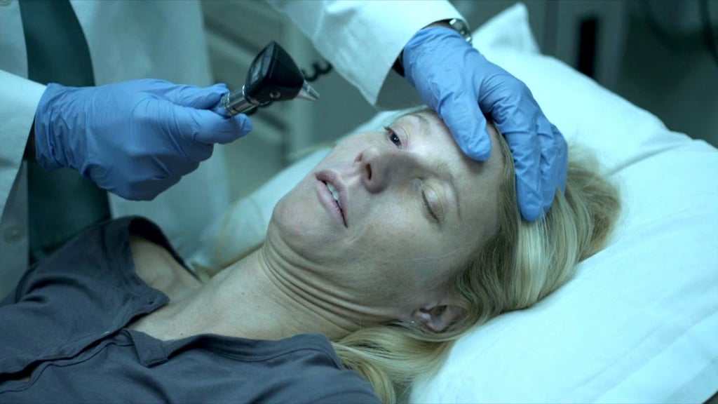 Gwyneth Paltrow in the 2011 film Contagion. The movie’s screenwriter, Scott Burns, was inspired by a Ted Talk given by Dr Larry Brilliant. Photo: Warner Bros Gwyneth Paltrow in the 2011 film Contagion. The movie’s screenwriter, Scott Burns, was inspired by a Ted Talk given by Dr Larry Brilliant. Photo: Warner Bros