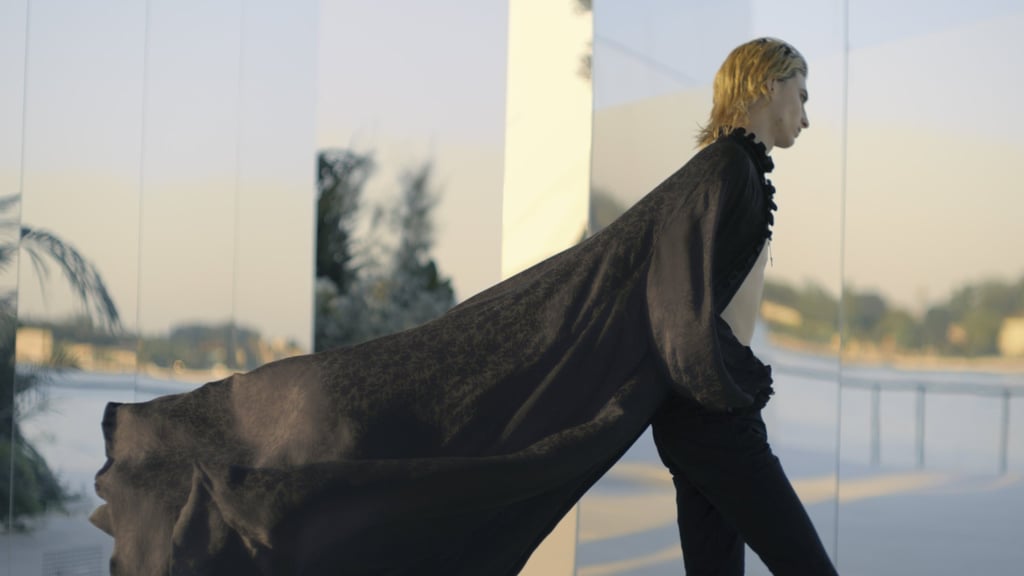 A look from Saint Laurent’s spring/summer 2021 men’s show in Venice in July.