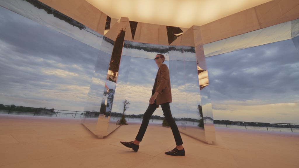 A look from Saint Laurent’s spring/summer 2021 men’s show in Venice in July.