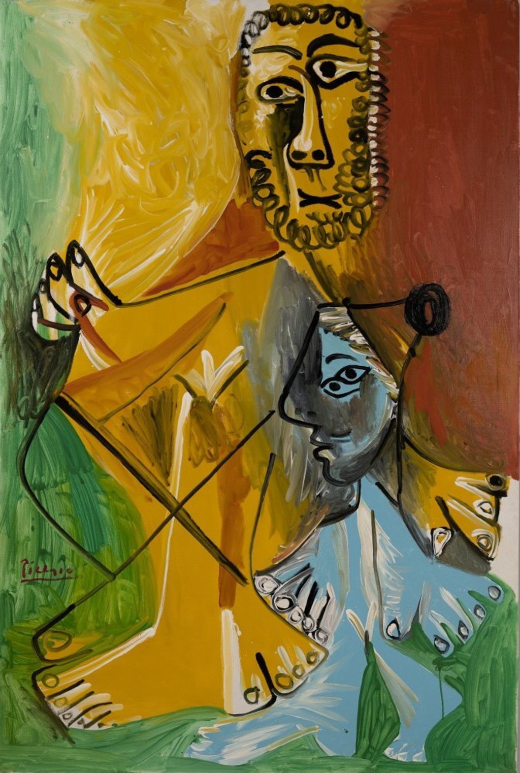 Pablo Picasso’s Homme et Enfant. Photo: Sotheby’s & MGM Resorts