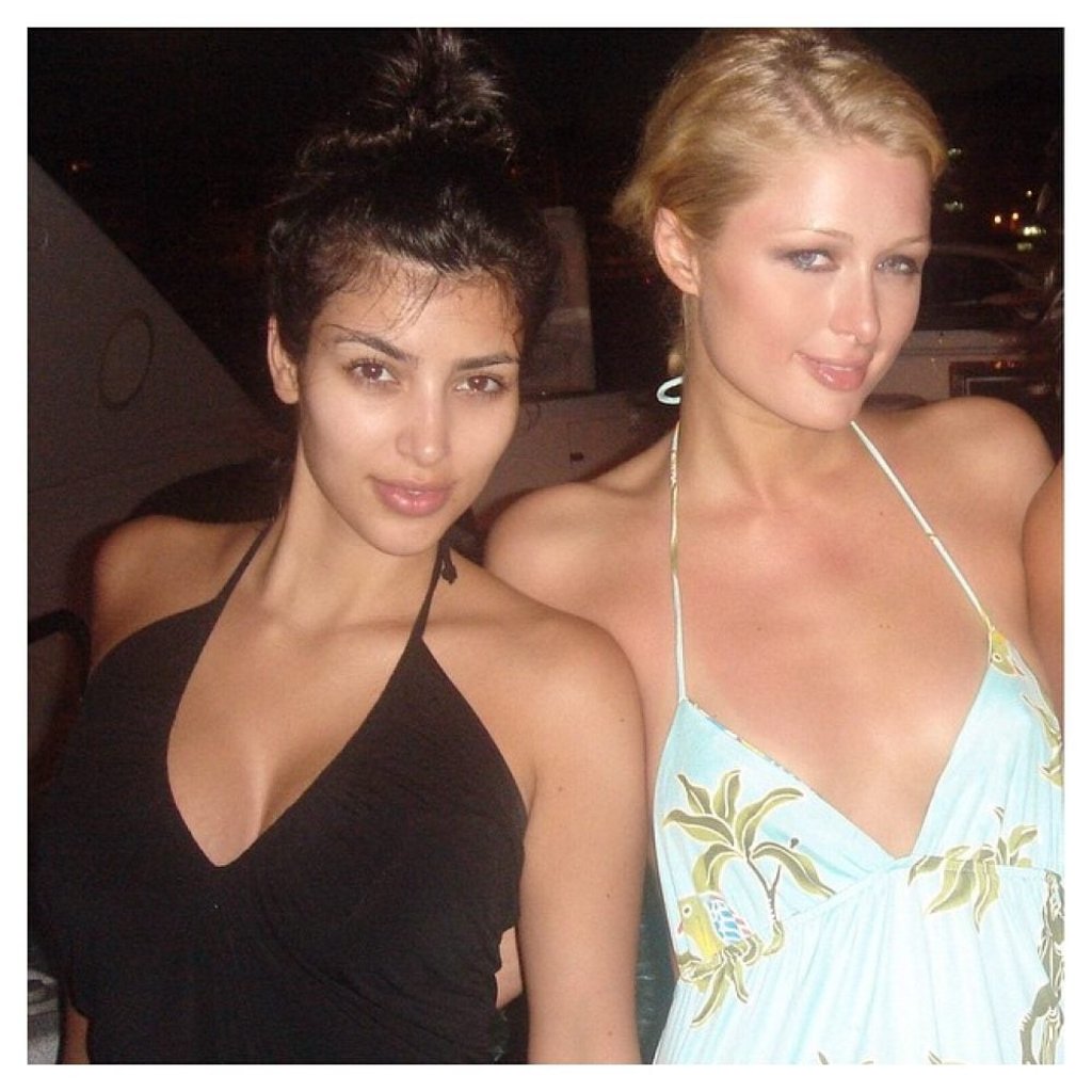 Kim Kardashian and Paris Hilton back in 2006. Photo: @kimkardashian/Instagram