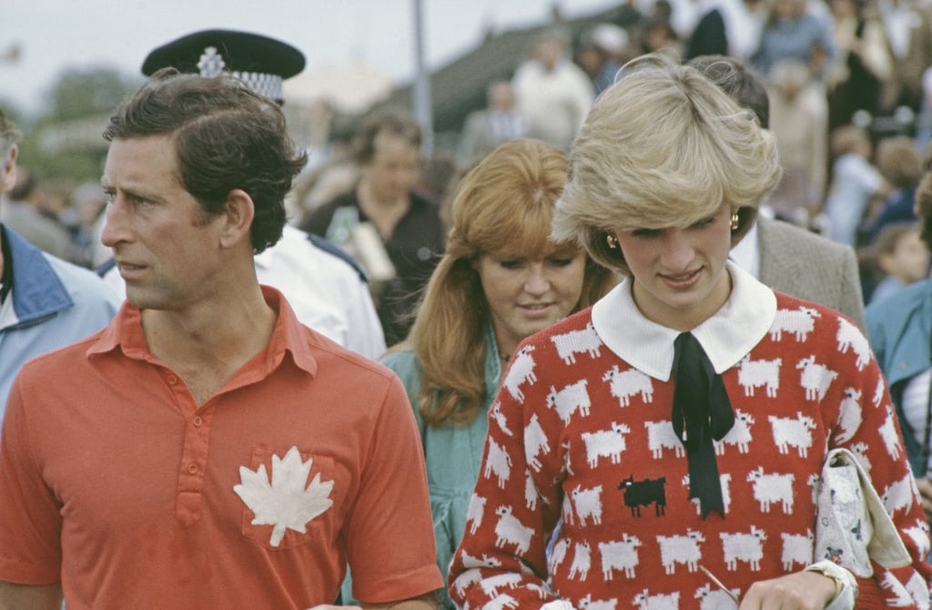 Diana, Princess of Wales, Prince Charles and Sarah Ferguson attend a polo match at Guards Polo Club, Windsor, in June 1983. Photo: Princess Diana Archive/Getty Images