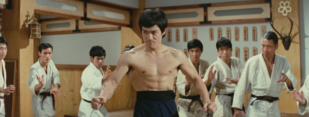 Lee in a still from Fist of Fury (1972). Photo: Criterion Collection.