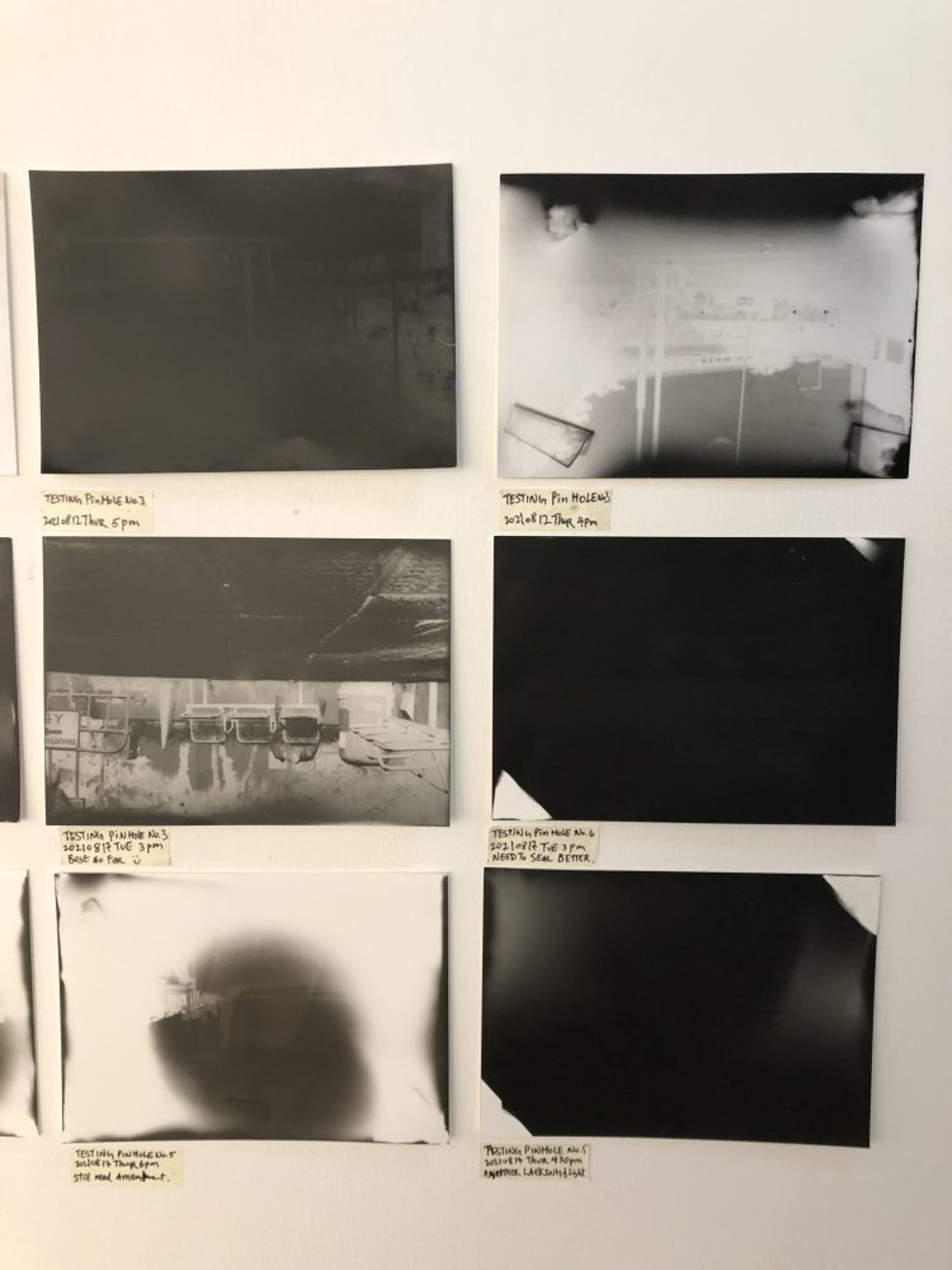 Photos taken with Rik Yu Wing-kei’s pinhole camera. Photo: Enid Tsui Photos taken with Rik Yu Wing-kei’s pinhole camera. Photo: Enid Tsui