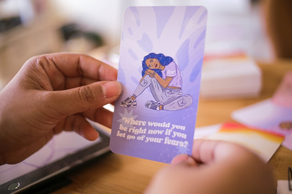 An affirmation card from a mindfulness card deck on Hello Colour. Photo: Sravya Attaluri An affirmation card from a mindfulness card deck on Hello Colour. Photo: Sravya Attaluri