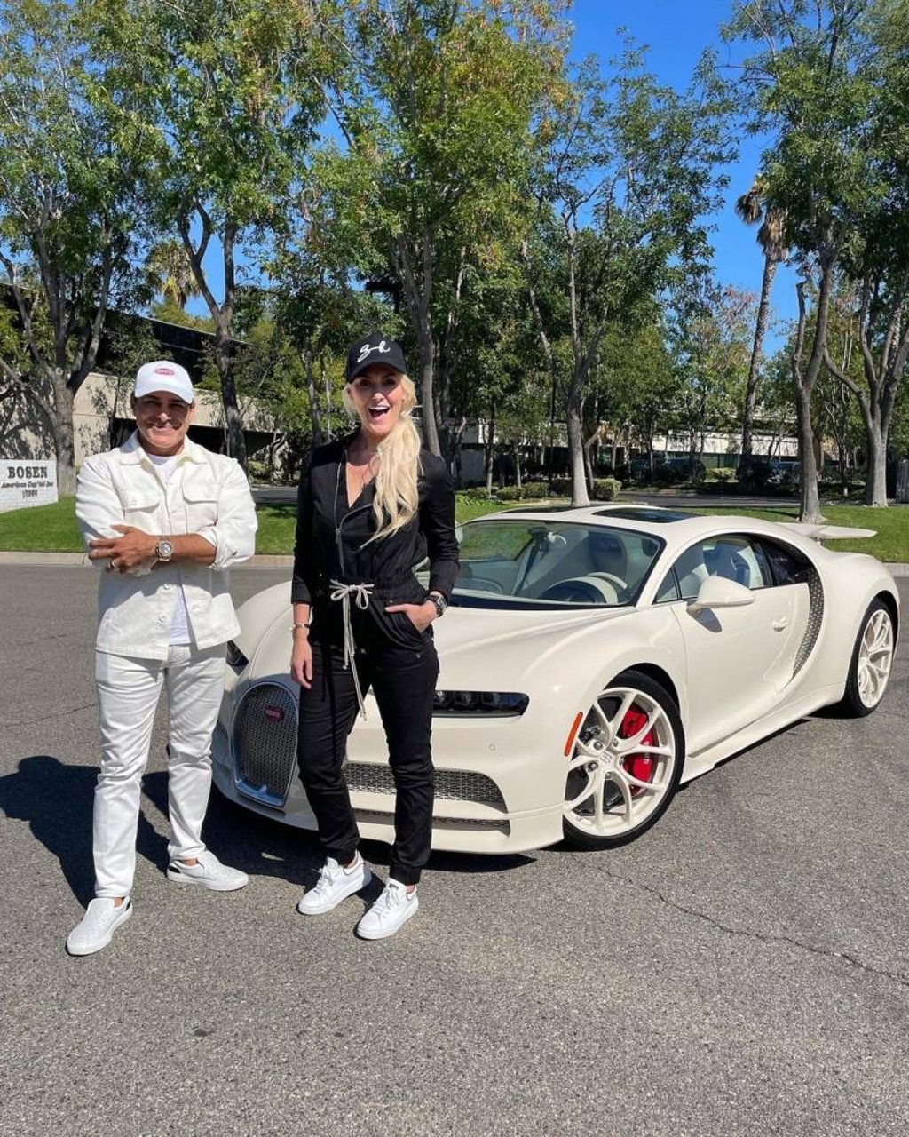 Supercar Blondie’s exclusive tour of Manny Khoshbin’s Hermès edition hypercars. Photo: @supercarblondie/Instagram Supercar Blondie’s exclusive tour of Manny Khoshbin’s Hermès edition hypercars. Photo: @supercarblondie/Instagram