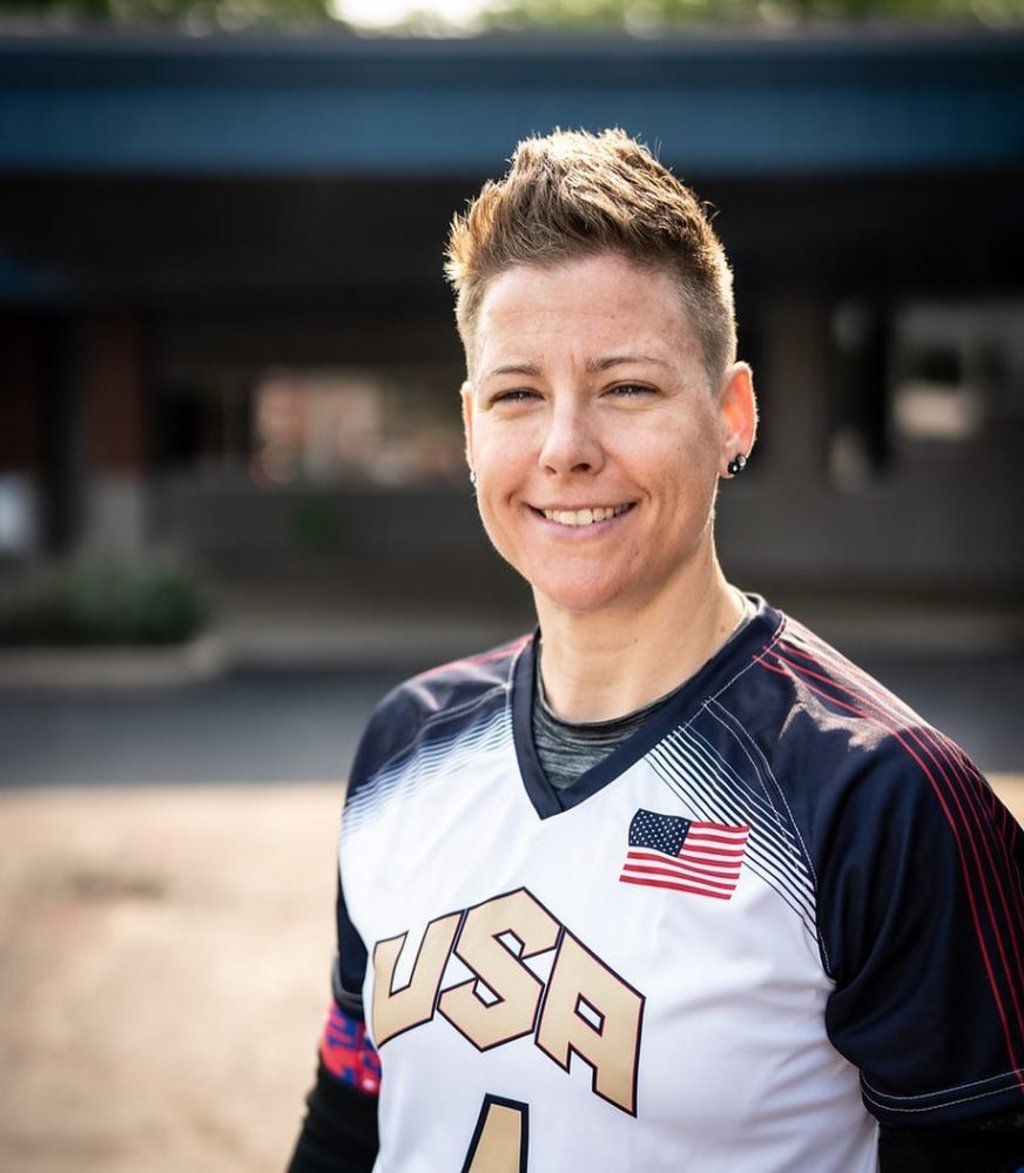 Asya Miller is a five time Paralympian athlete. Photo: @amillercoach/Instagram
