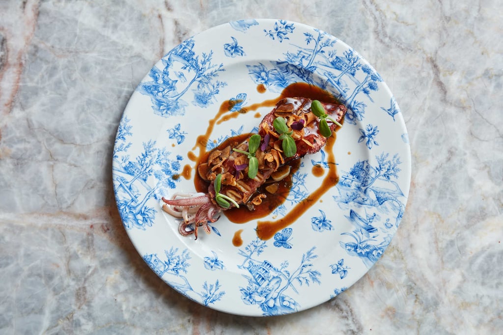 Calabar con Refrito de Ajo at La Rambla. Photo: Handout