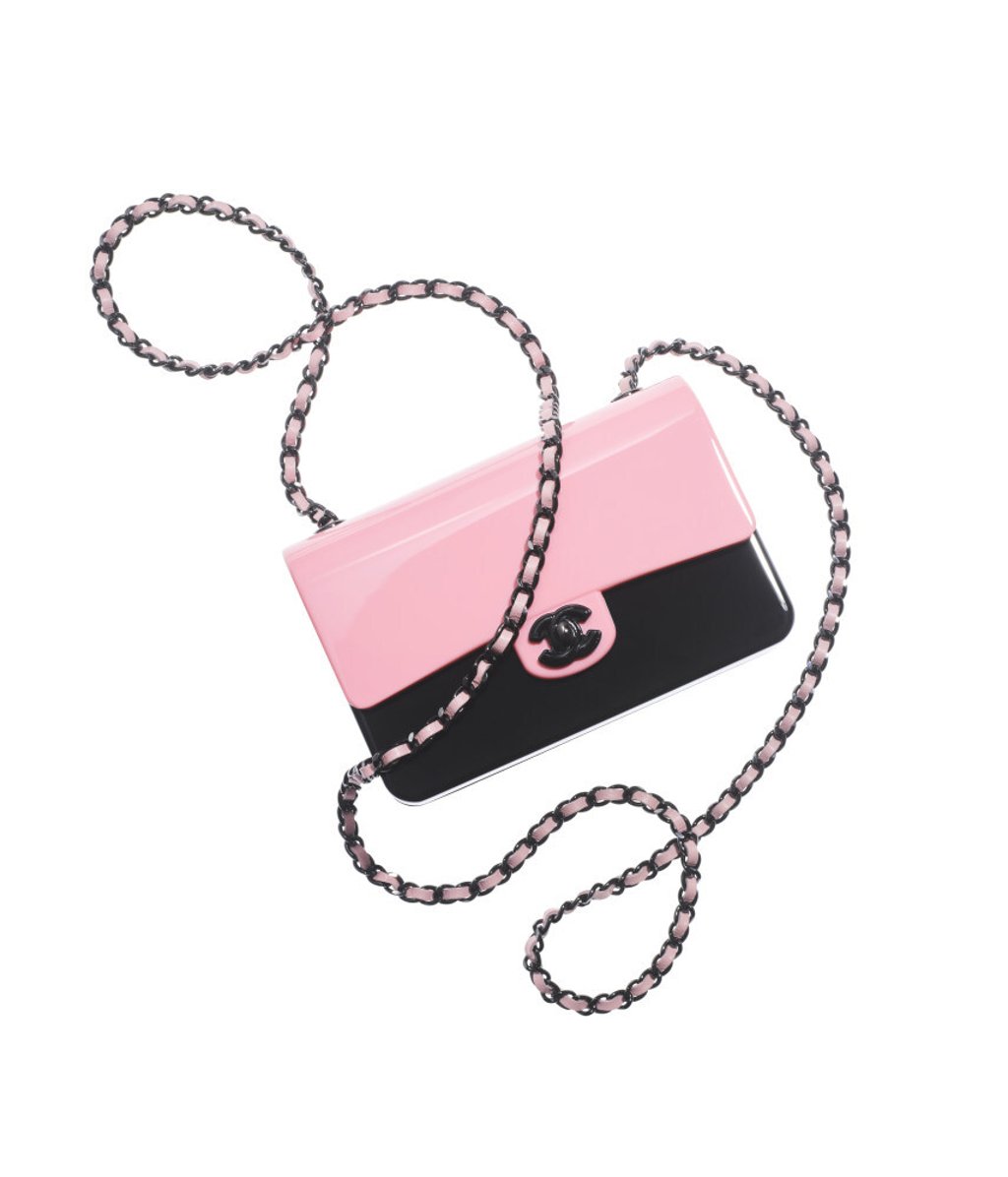 Chanel black and pink mini bag. Photo: Chanel