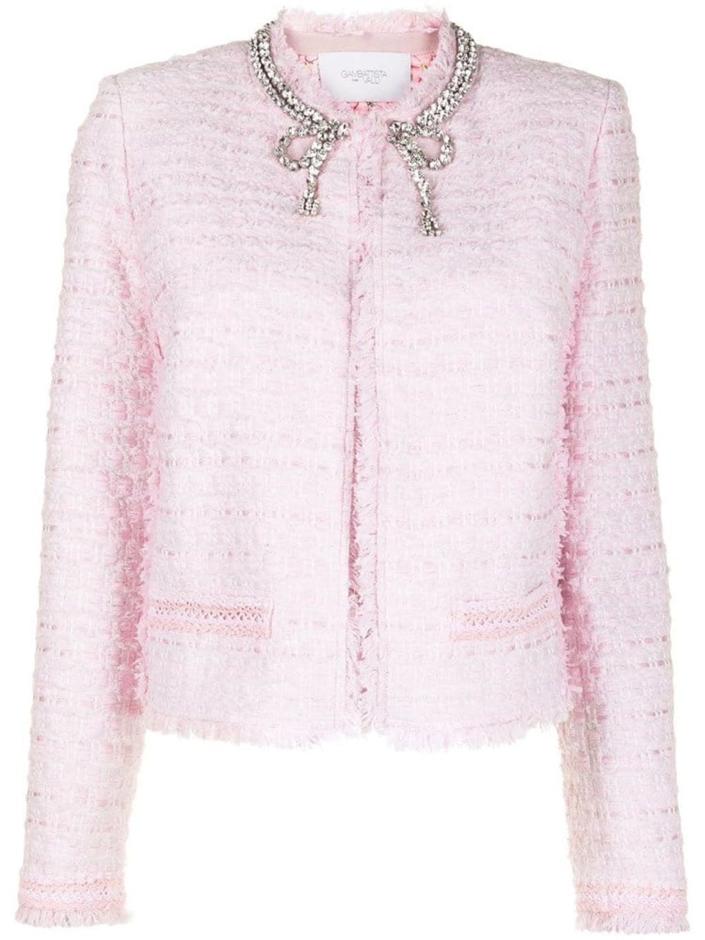 Giambattista Valli tweed jacket in pink. Photo: Handout