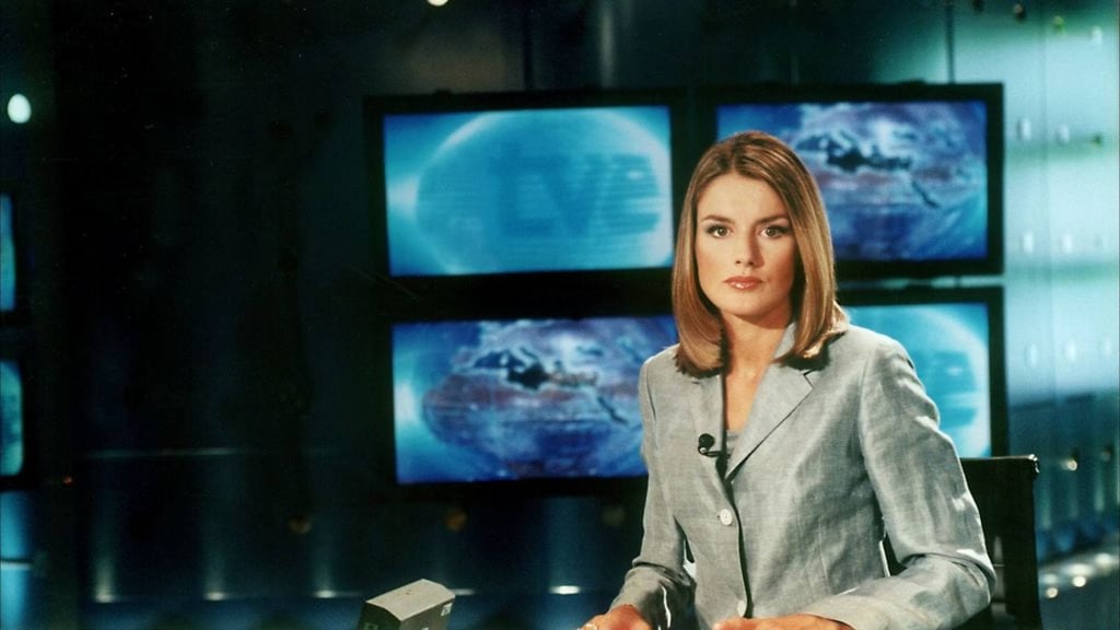 Letizia was a reporter for local programme 24 Horas before moving on to report for CNN+. Photo: @Bluper/Twitter