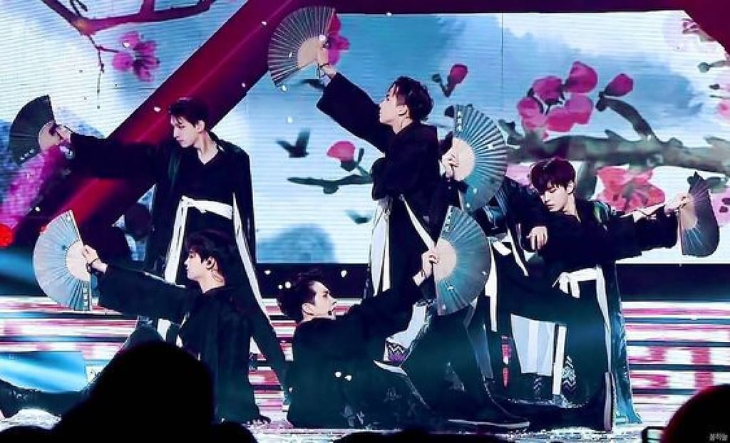 Vixx’s track Shangri-La in 2017 was widely popular for its use of traditional Korean hanbok. Photo: @leedonade/Twitter Vixx’s track Shangri-La in 2017 was widely popular for its use of traditional Korean hanbok. Photo: @leedonade/Twitter