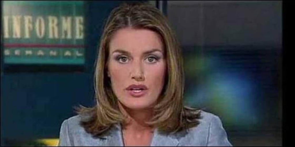 Letizia also tried out to be a reporter for the TV programme Madrid Directo. Photo: @pdtelevision/Twitter