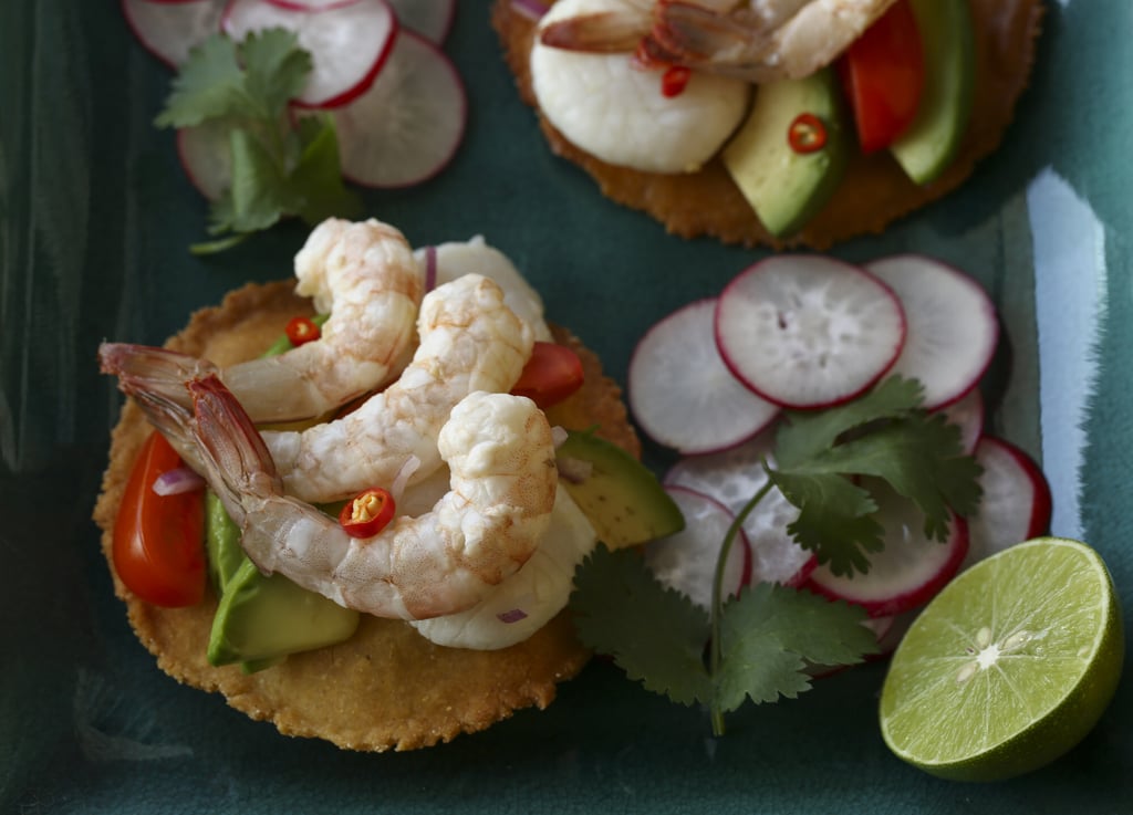Southeast Asian ceviche with avocado and tortilla chips. Photo: Jonathan Wong