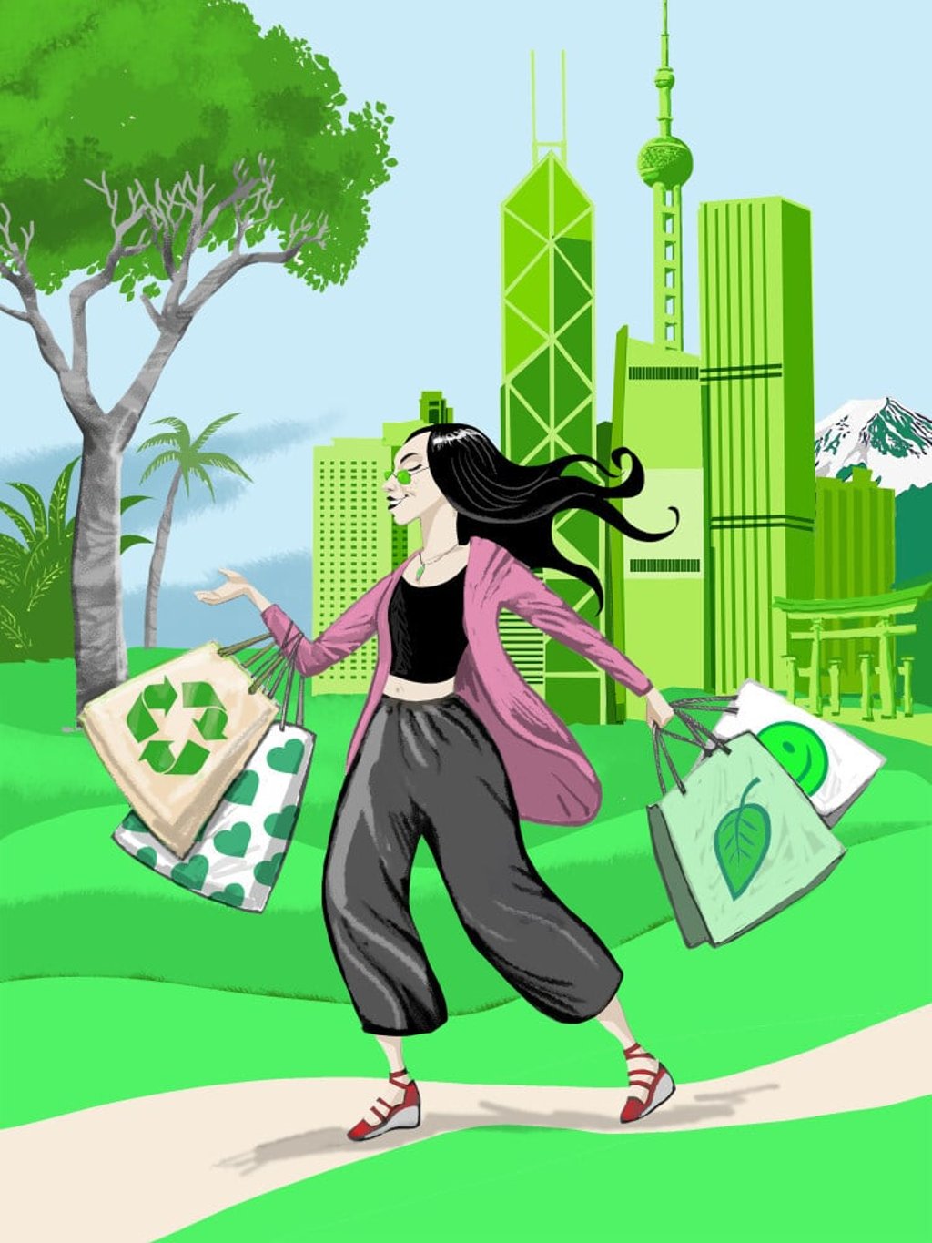 Sandra Sandor says, “Sustainability won’t be a choice, it will be a requirement very soon”. Illustration: Craig Stephens Sandra Sandor says, “Sustainability won’t be a choice, it will be a requirement very soon”. Illustration: Craig Stephens