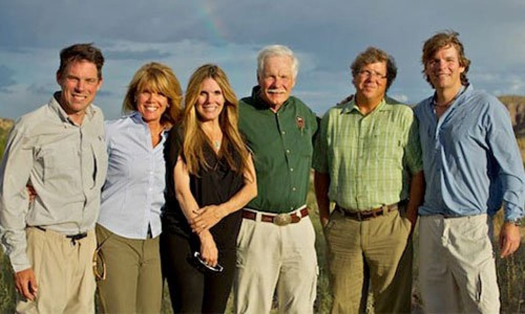 Media mogul Ted Turner and his family. Photo: @pdykstrya/Twitter Media mogul Ted Turner and his family. Photo: @pdykstrya/Twitter