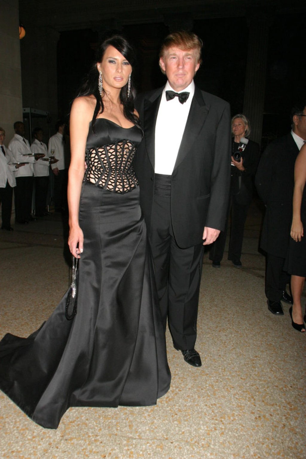Melania Trump (then Knauss, before her marriage) and Donald Trump at the 2004 Met Gala. Photo: FilmMagic Melania Trump (then Knauss, before her marriage) and Donald Trump at the 2004 Met Gala. Photo: FilmMagic