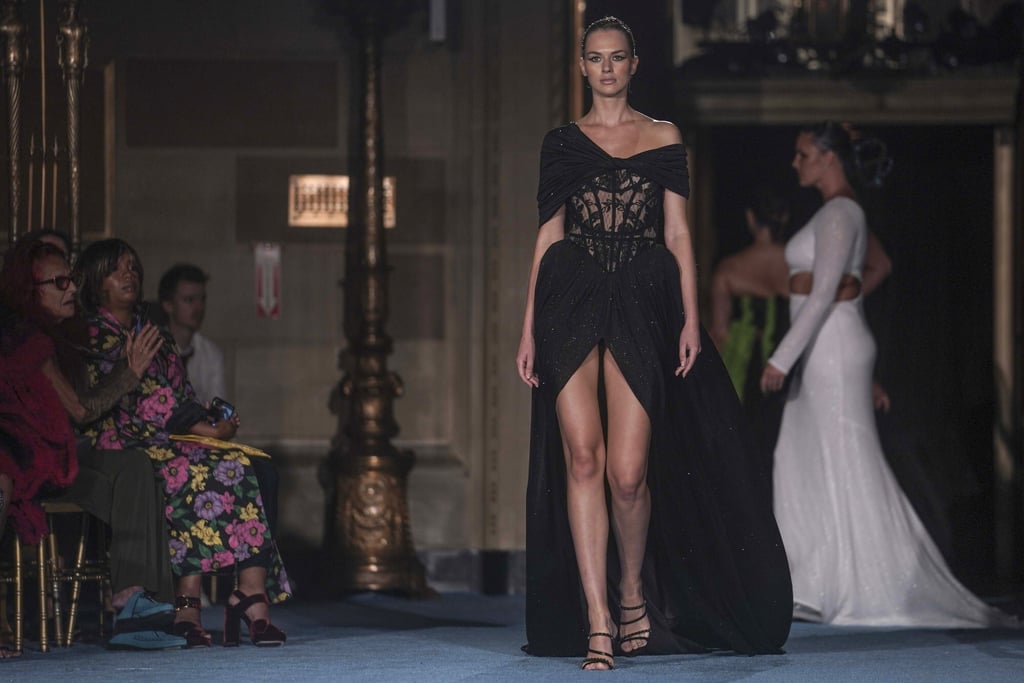 The latest fashion from Christian Siriano is modelled during New York Fashion Week, on September 7, in New York. Photo: AP Photo