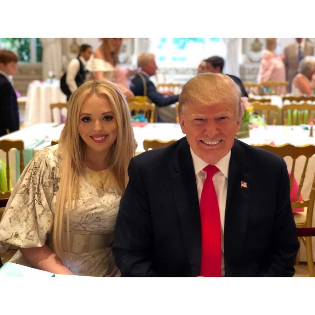Tiffany and Donald Trump. Photo: @tiffanytrump/Instagram