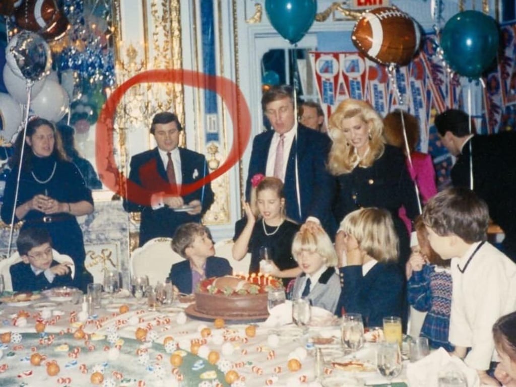 Ivana Trump shared a family photo of Eric Trump’s sixth birthday party. Photo: @MVYRD/Twitter Ivana Trump shared a family photo of Eric Trump’s sixth birthday party. Photo: @MVYRD/Twitter