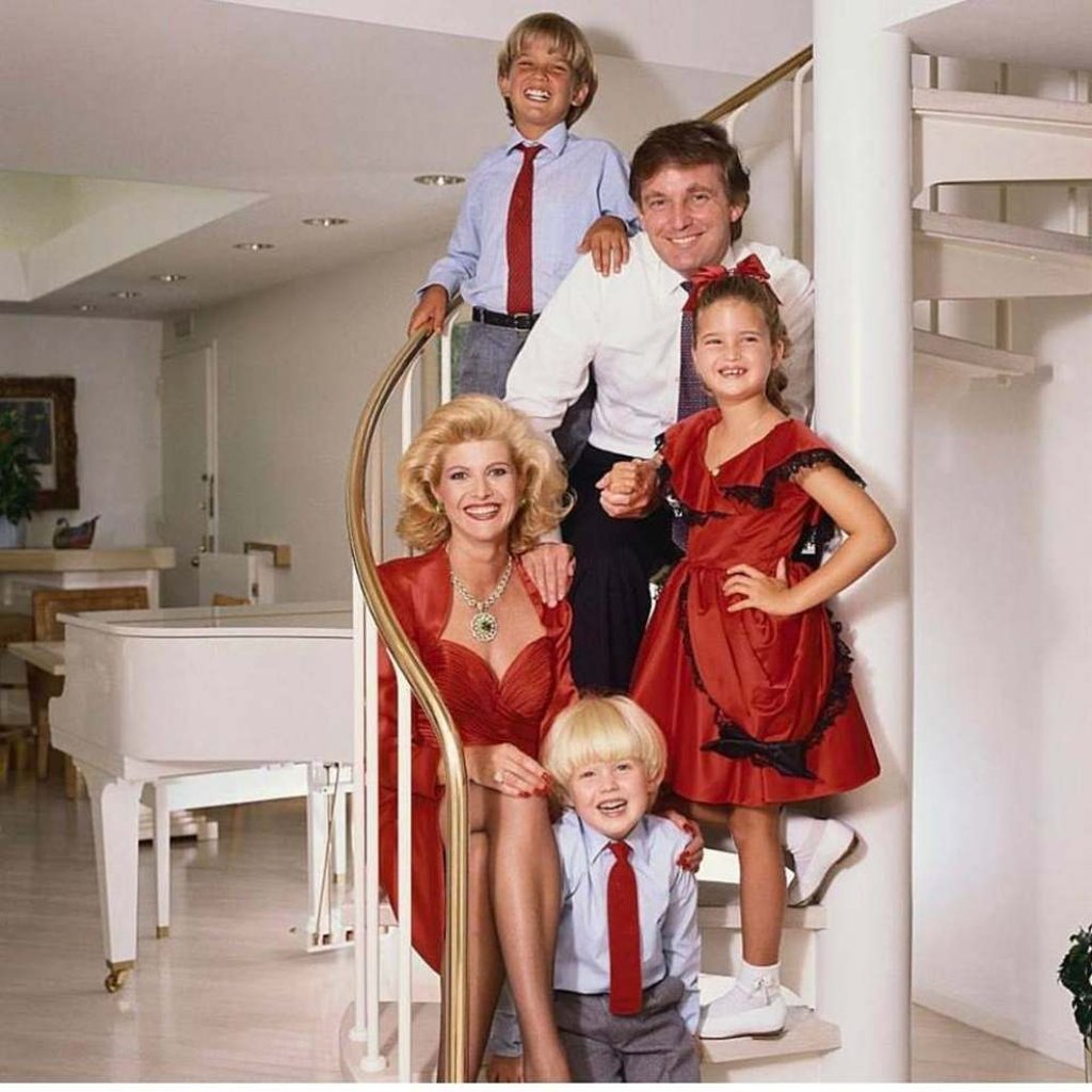 An old family photo of the Trumps posing together. Photo: Donald Trump Jr./Facebook An old family photo of the Trumps posing together. Photo: Donald Trump Jr./Facebook