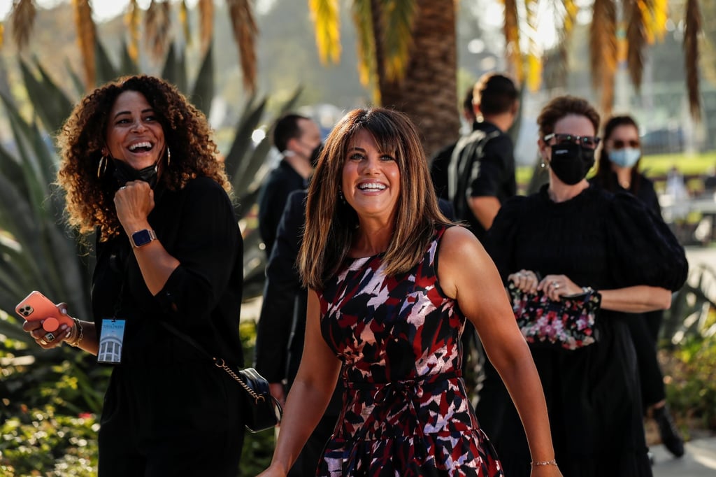 Producer Monica Lewinsky at a red carpet event for Impeachment: American Crime Story on September 1. Photo: Reuters Producer Monica Lewinsky at a red carpet event for Impeachment: American Crime Story on September 1. Photo: Reuters