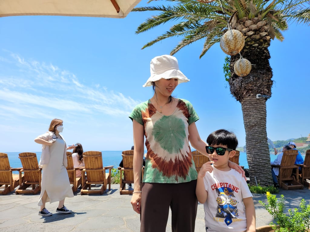 Kwon Se-jin with her four-year-old son. Photo: Handout Kwon Se-jin with her four-year-old son. Photo: Handout