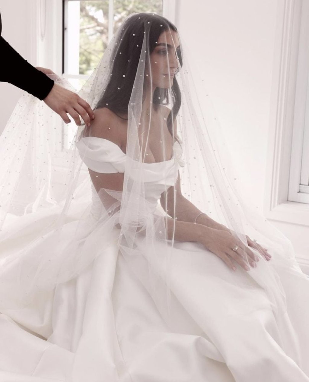 A wedding outfit from Australian designer Steven Khalil. A wedding outfit from Australian designer Steven Khalil.