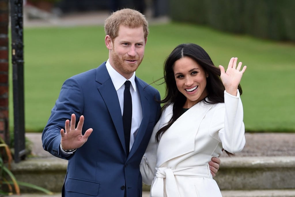 Britain’s Prince Harry and Meghan Markle pose for the media in the grounds of Kensington Palace in London, after announcing their engagement in November 2017. Photo: AP Britain’s Prince Harry and Meghan Markle pose for the media in the grounds of Kensington Palace in London, after announcing their engagement in November 2017. Photo: AP