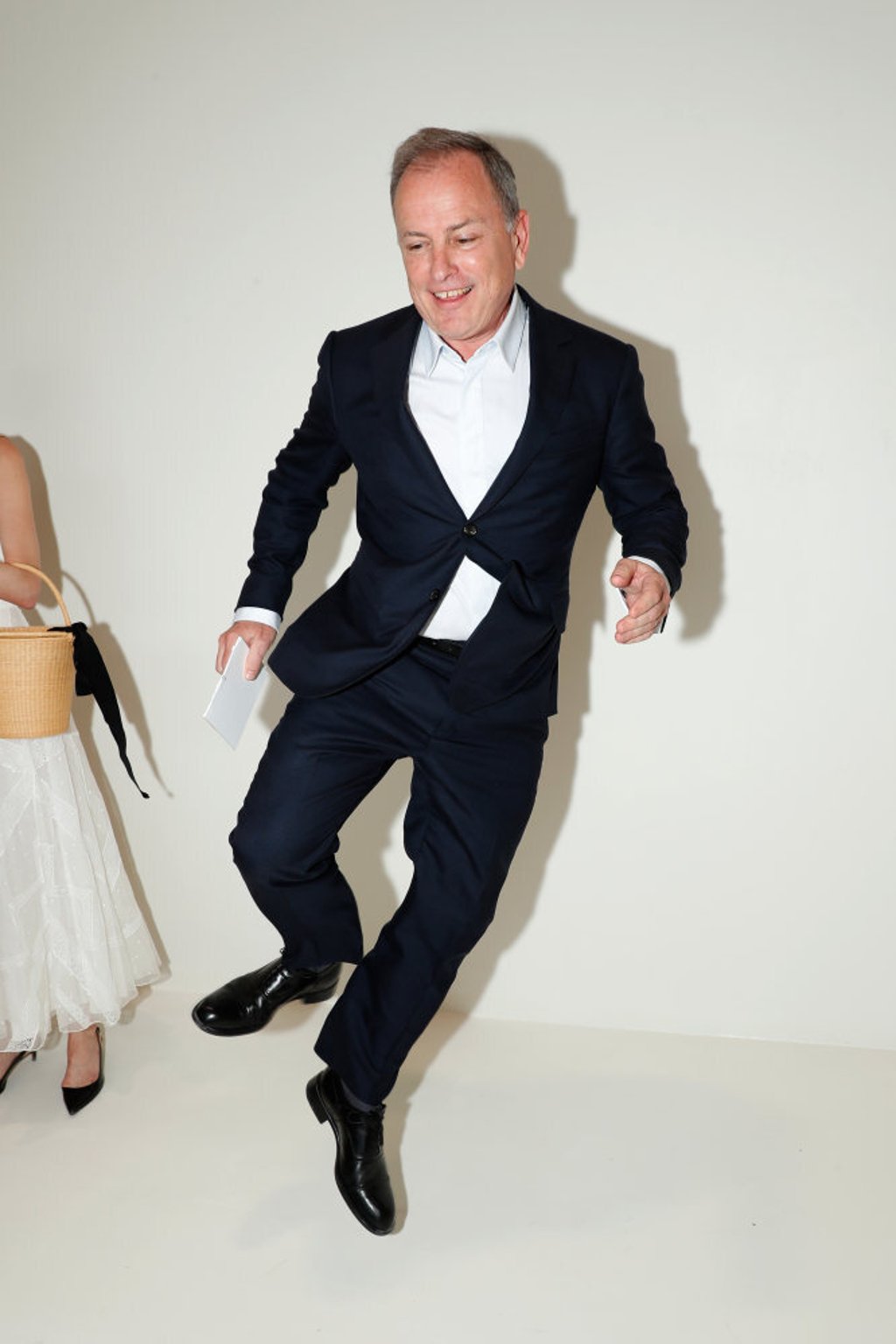 Burke at a Paris Fashion Week show in Paris in 2018. Burke is today focusing on making Louis Vuitton sustainable. Photo: Getty Images