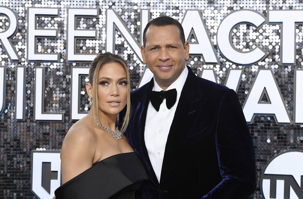 Jennifer Lopez and Alex Rodriguez at the 26th Annual Screen Actors Guild Awards, in Los Angeles, in January 2020 – they announced their split earlier this year. Photo: Getty Images/AFP