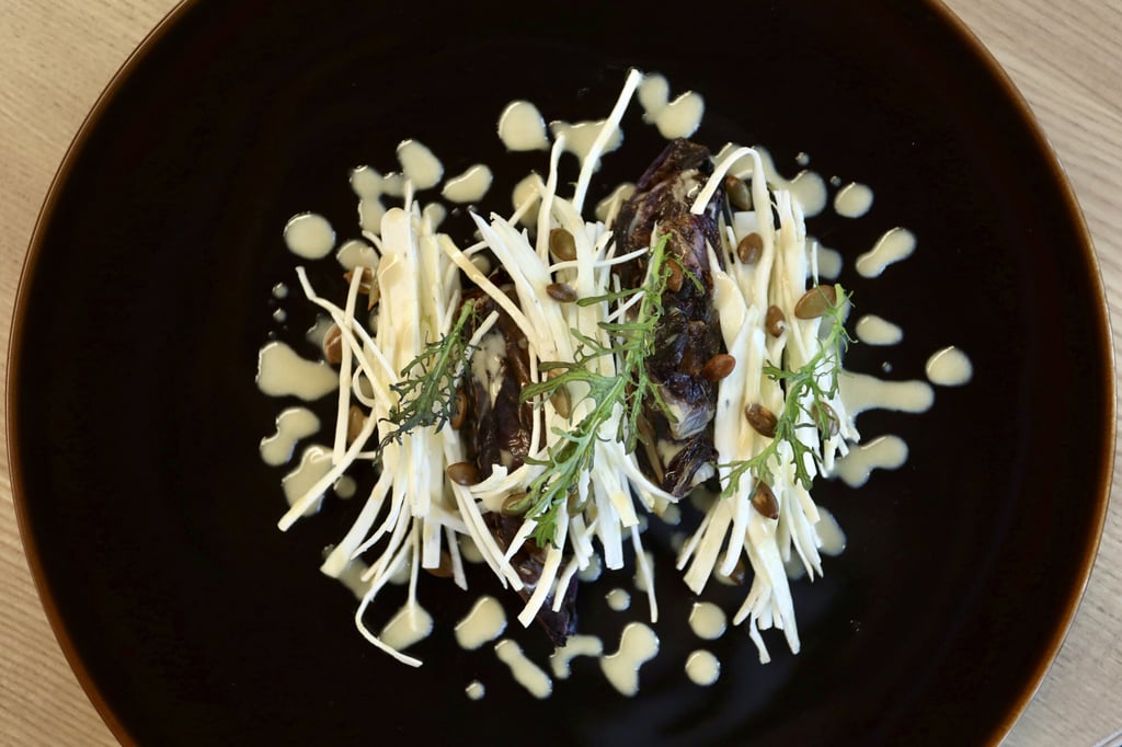 Water bamboo salad from Moxie. Photo: Jonathan Wong