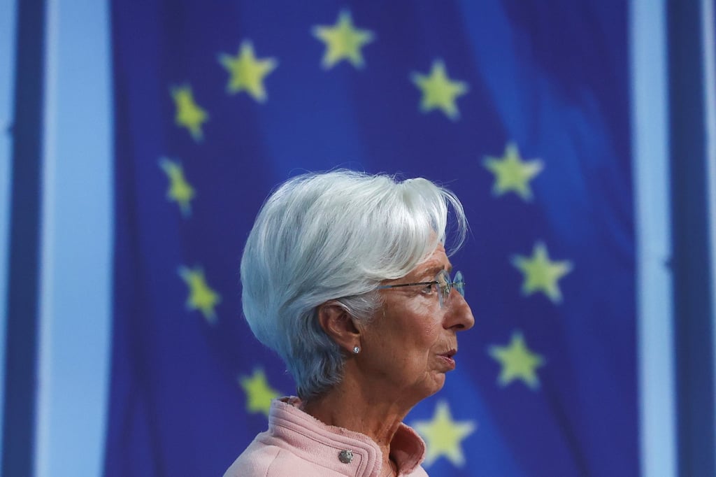 President of the European Central Bank Christine Lagarde speaks to the press in Frankfurt, Germany, on September 9. It should not be forgotten that, despite their technocratic mystique, central bankers are politically appointed public servants on government payrolls. Photo: Reuters