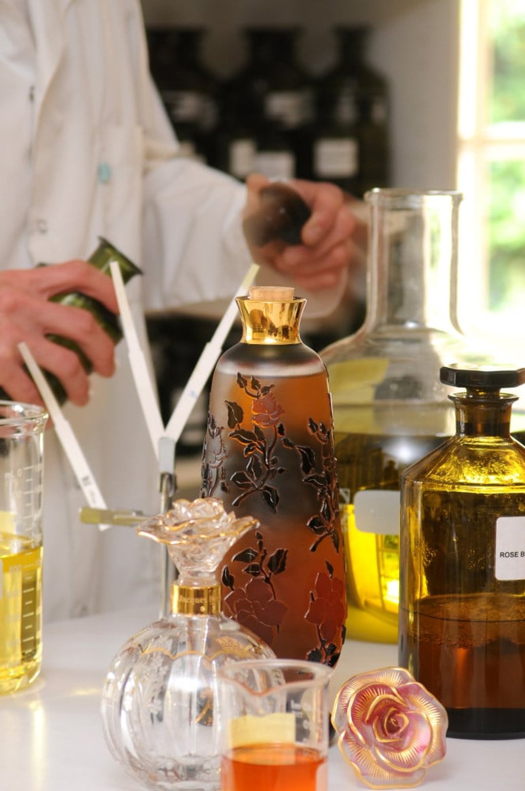 Henry Jacques’ laboratory, where the brand’s olfactory creations come to life.