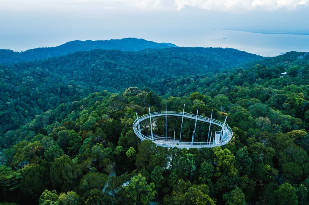 The Curtis Crest Tree Top Walk in The Habitat Penang Hill offers breathtaking views of the new biosphere reserve. The Curtis Crest Tree Top Walk in The Habitat Penang Hill offers breathtaking views of the new biosphere reserve.