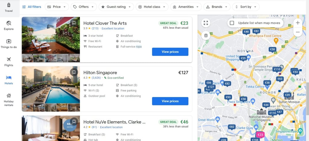 How to tell Google has eco-certified a hotel (see the Hilton Singapore above). How to tell Google has eco-certified a hotel (see the Hilton Singapore above).