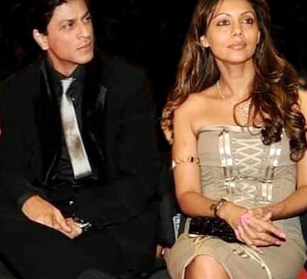 Bollywood superstar Shah Rukh Khan and Gauri Khan, who is a successful interior designer in India. Photo: @gaurikhan/Instagram